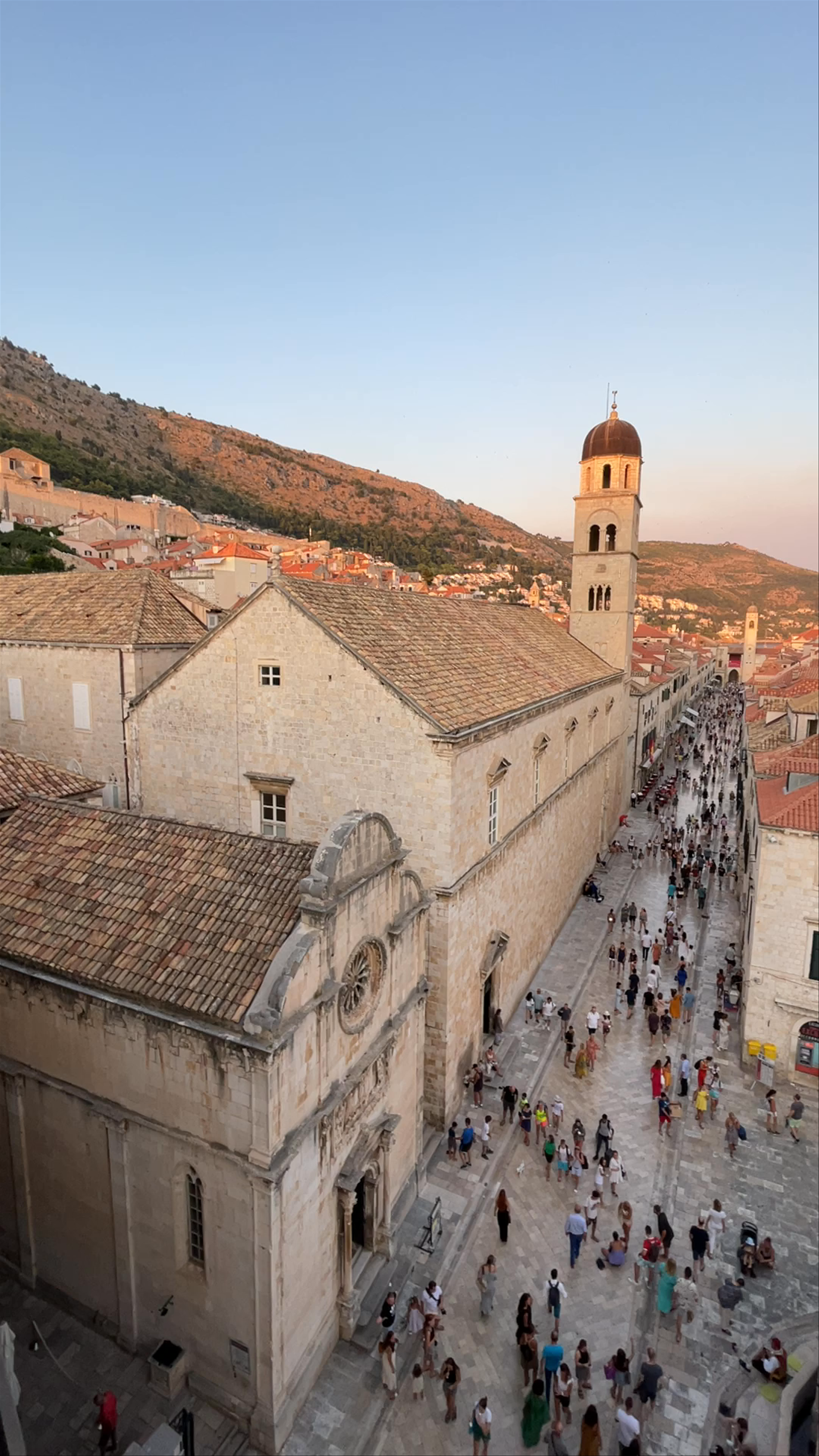 Magic of Dubrovnik's Ancient City Walls at Sunset