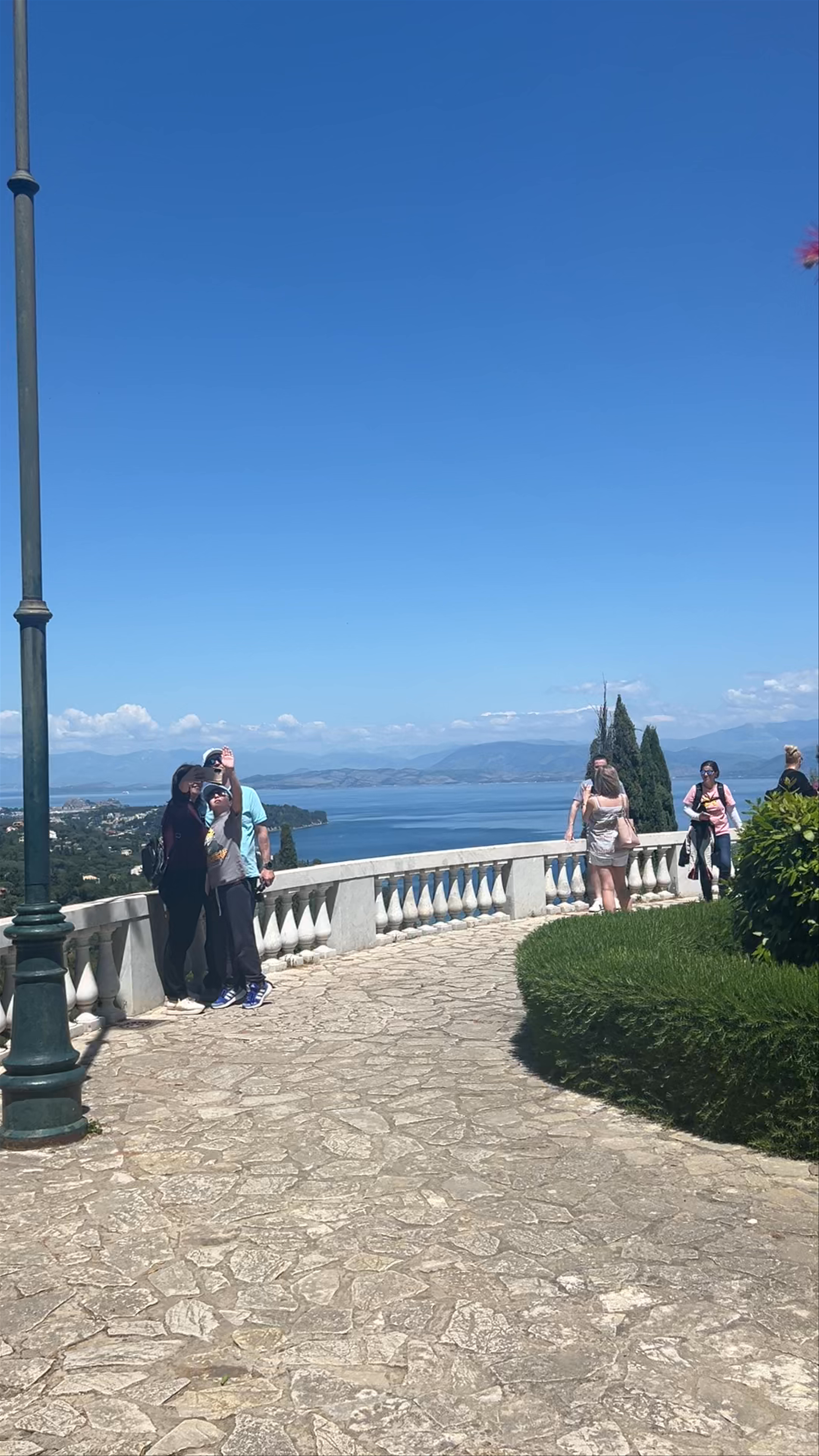 Achilleion Palace Garden: Panoramic Views and Historic Majesty on Corfu
