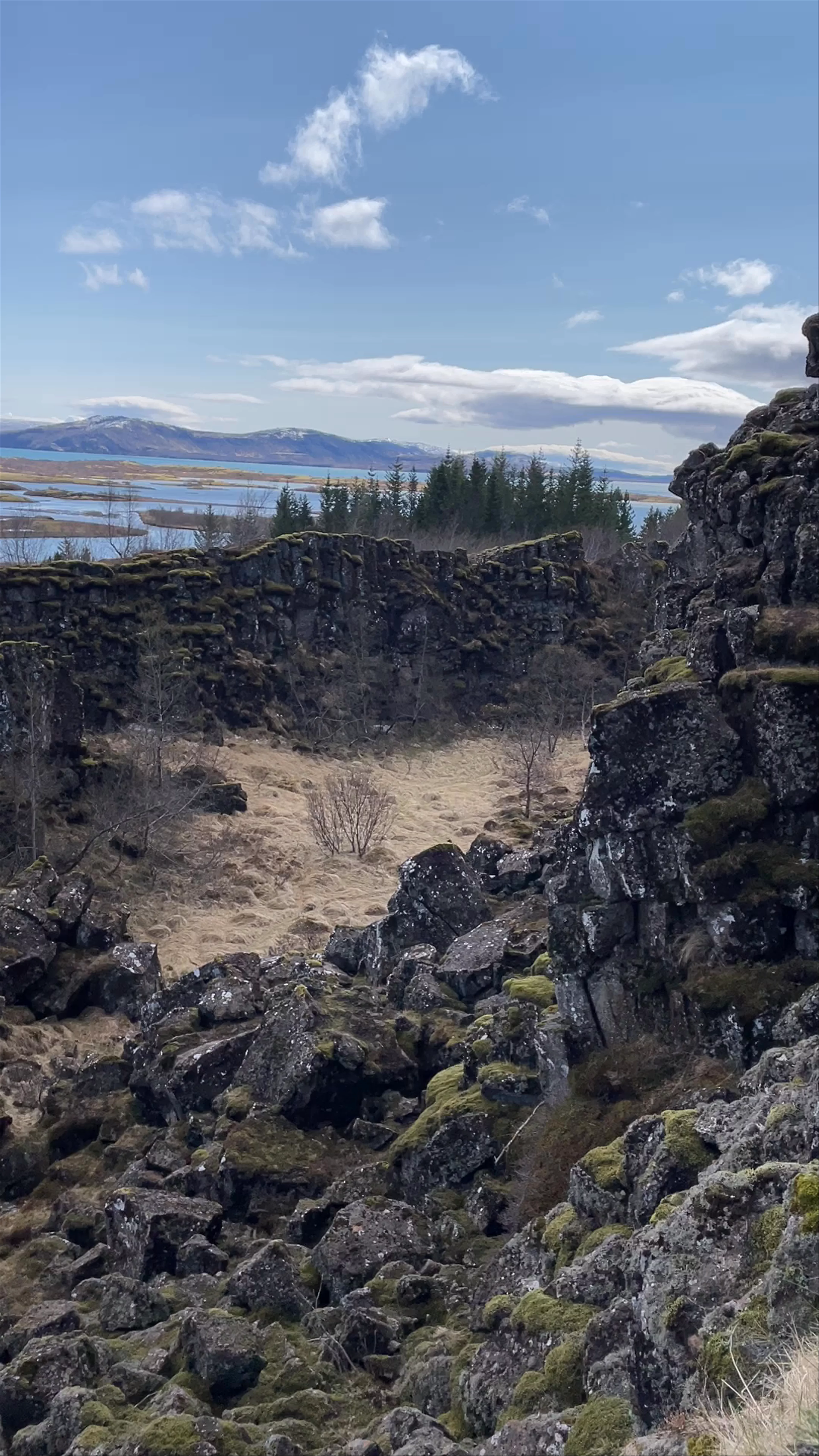 Flekaskilin, Thingvellir