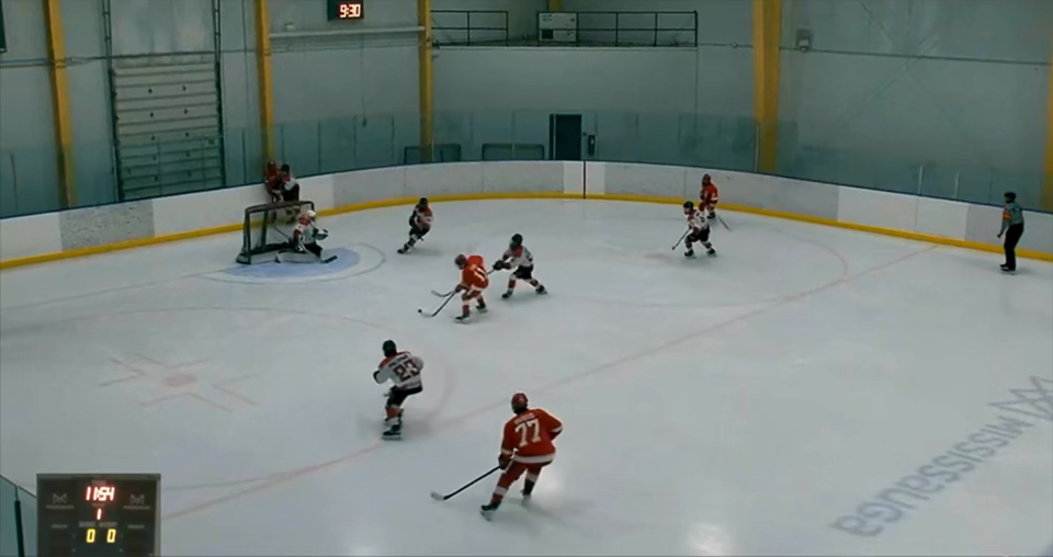 Nate Tick's Net Drive Goal – Puck Support & Hockey IQ