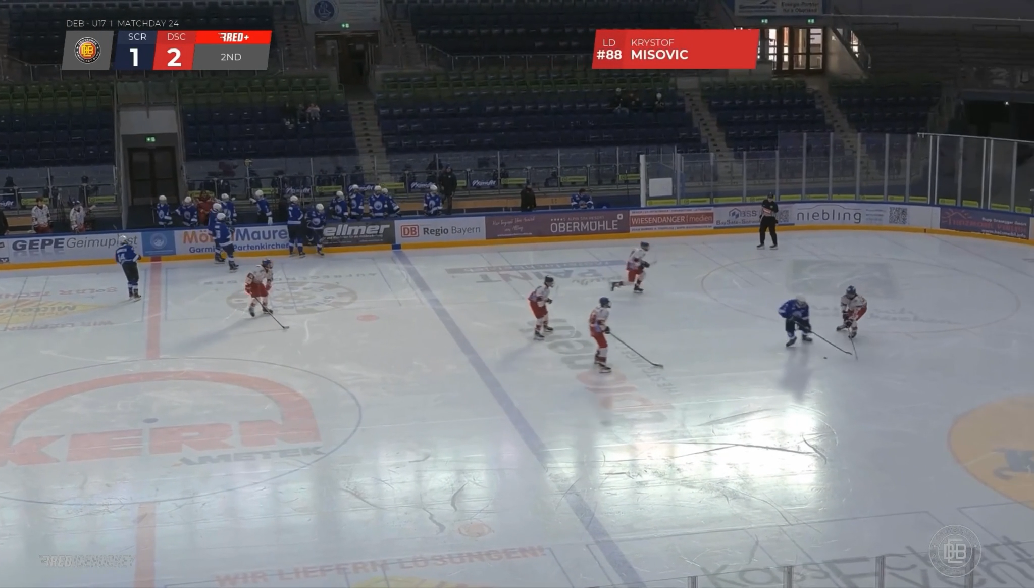 Ben Koch's Stunning Backhand Goal - SC Riessersee U17 Highlights