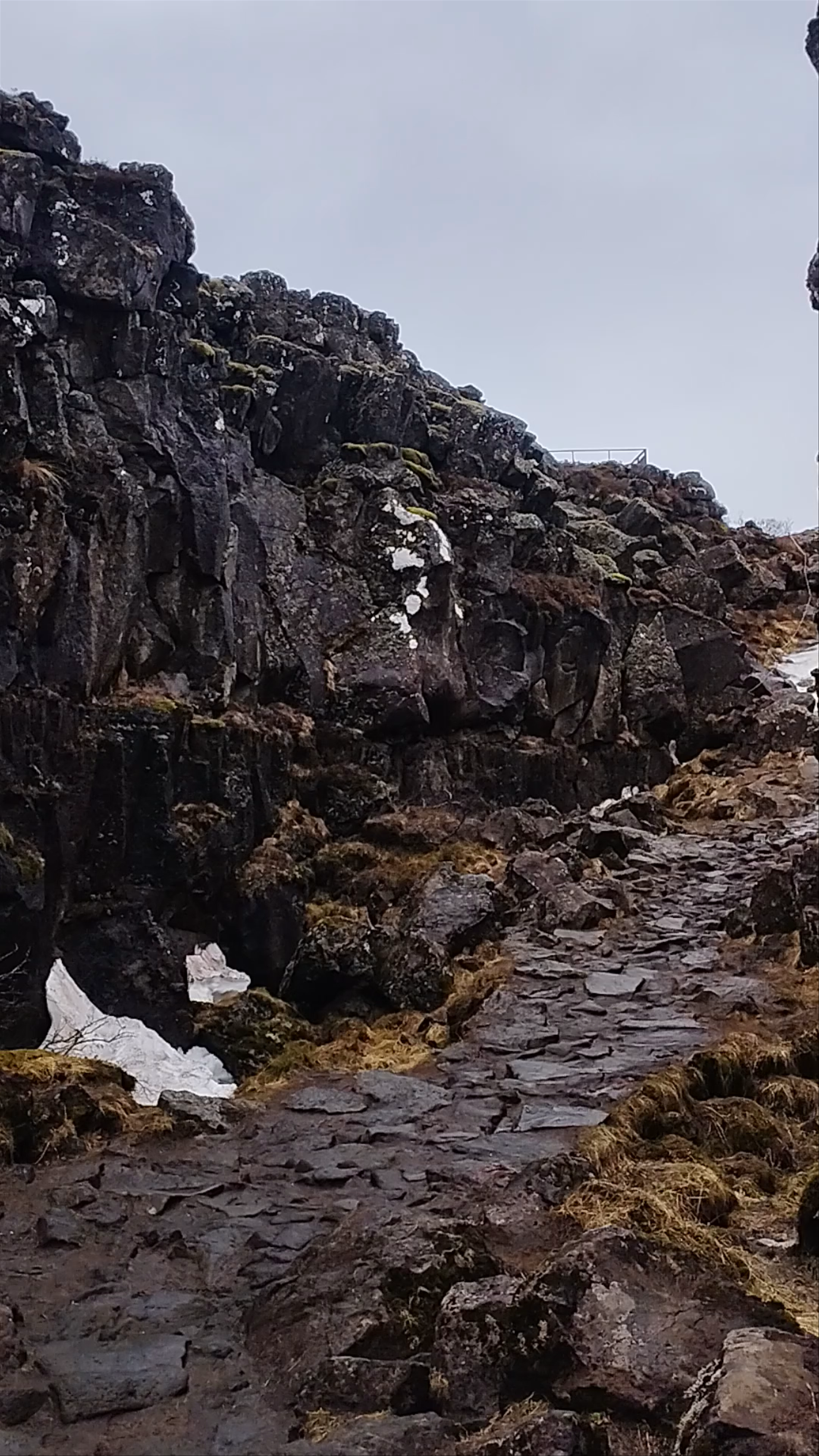 Langistígur Trail Exploration Amidst the Majestic Rocks of Thingvellir, Iceland