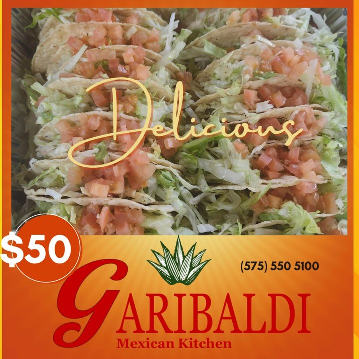 Garibaldi Mexican Kitchen - 30 CRISPY TACOS FOR $ 50. DLLS - Mexican Near Me - Roswell, New Mexico