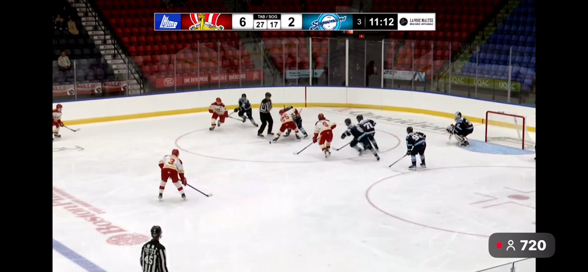Félix Foucher goal LHJMQ