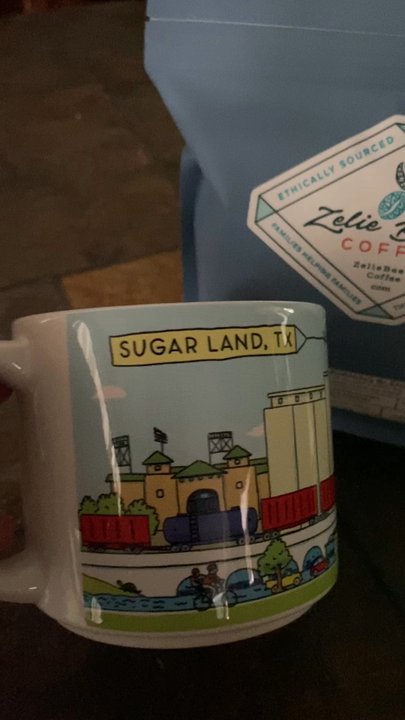 Zelie Beans Coffee - Such a cute mug representing Sugar Land!! Love it. - Coffee Roasteries Near Me - Sugar Land, Texas