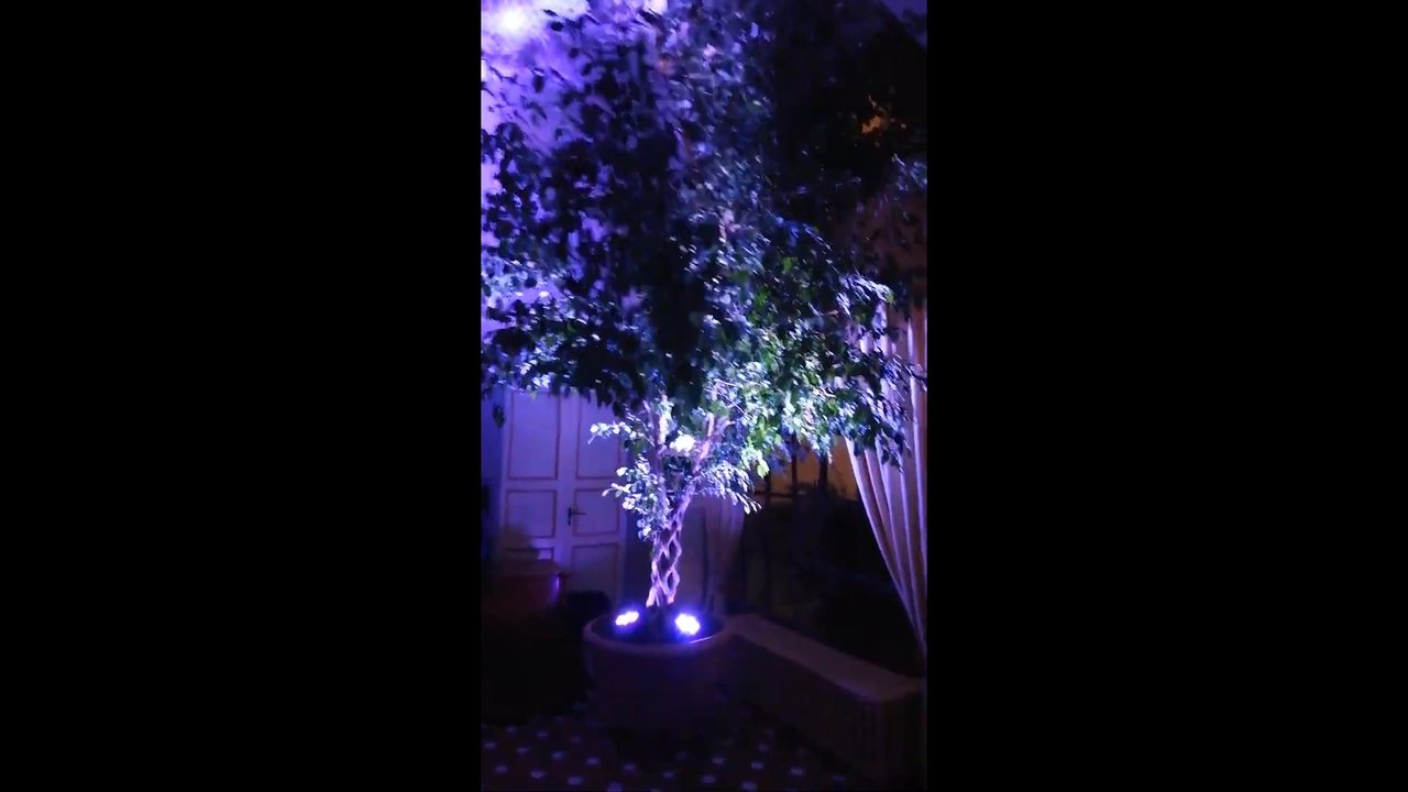 The Tuscany Wedding DJ - Uplight with Par Led RGBW - video