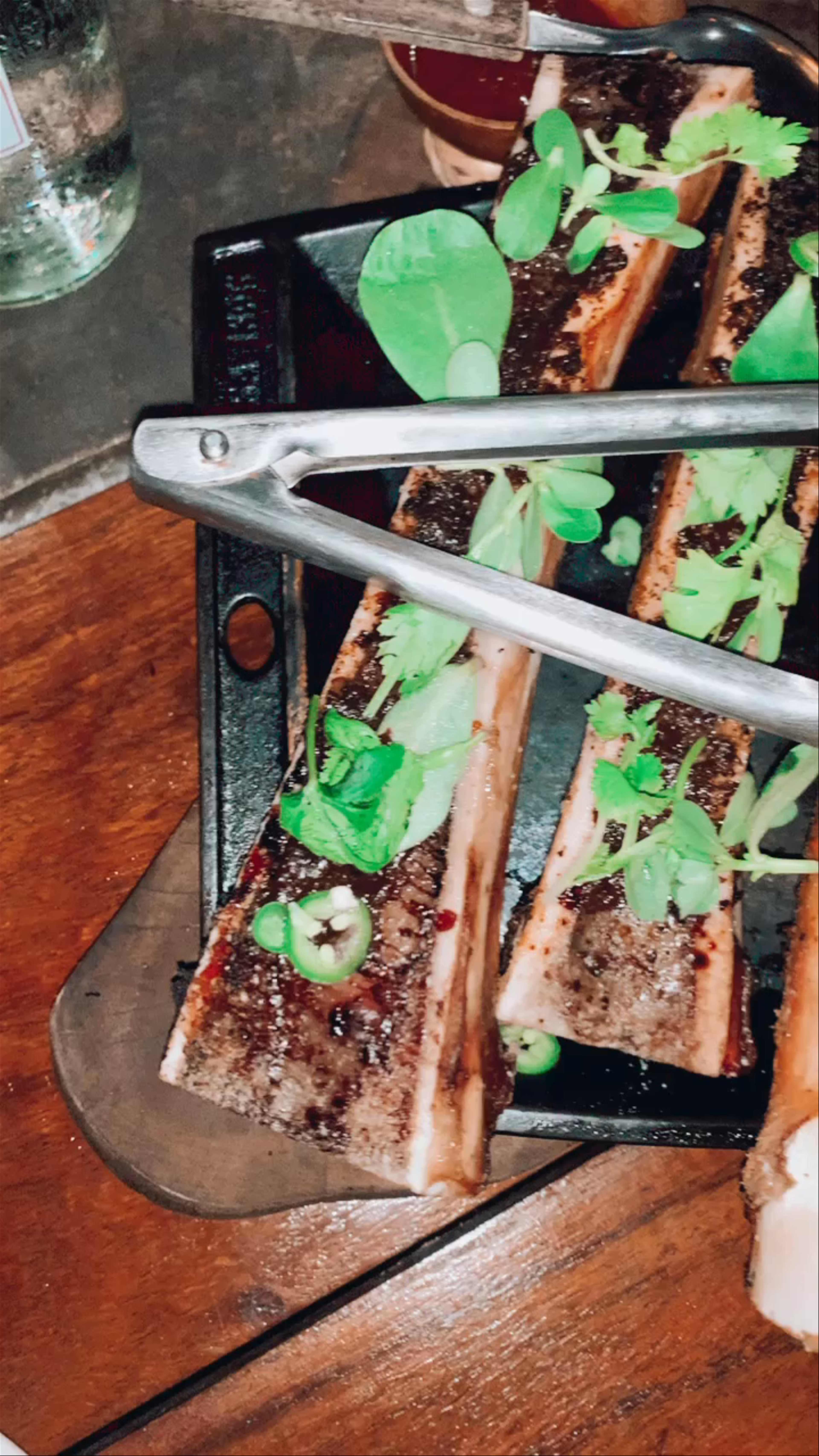 Savoring Primo's Grilled Bone Marrow in Playa del Carmen