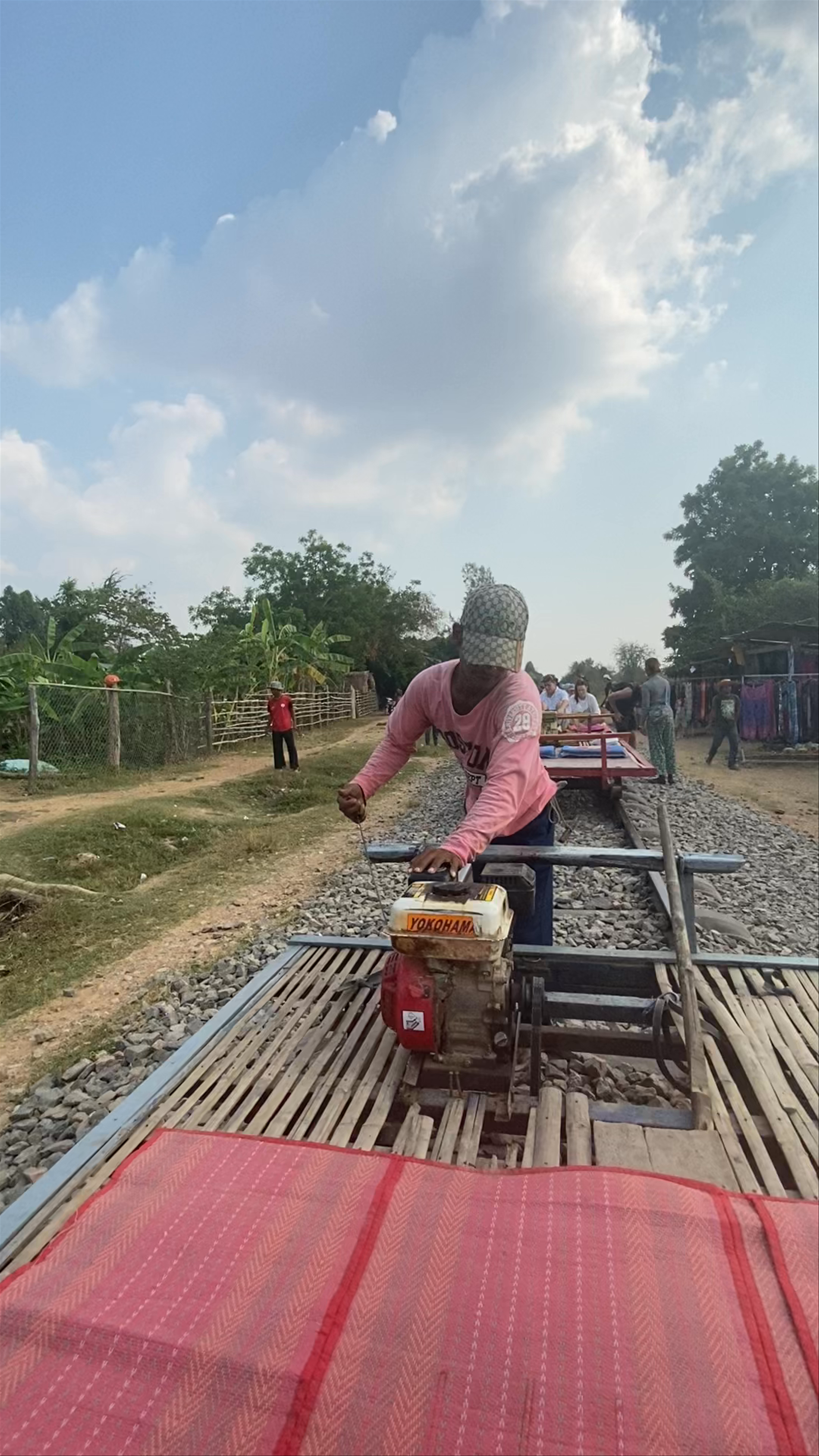 Bamboo Train Adventure in Krong Battambang, Cambodia