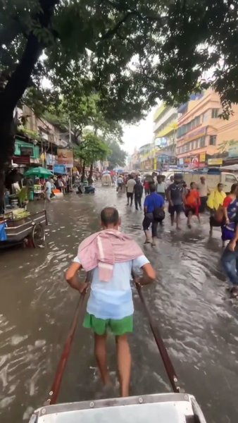 Photo of Waterlogged streets 