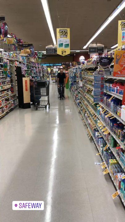 Safeway - I asked him to get a cart...hahahah!! - Grocery Near Me - Battle Ground, Washington