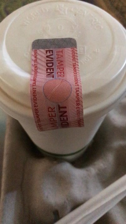 Lemonjello's Coffee - Delivery via uber eats app! Love the safety stickers :) - Coffee & Tea Near Me - Holland, Michigan