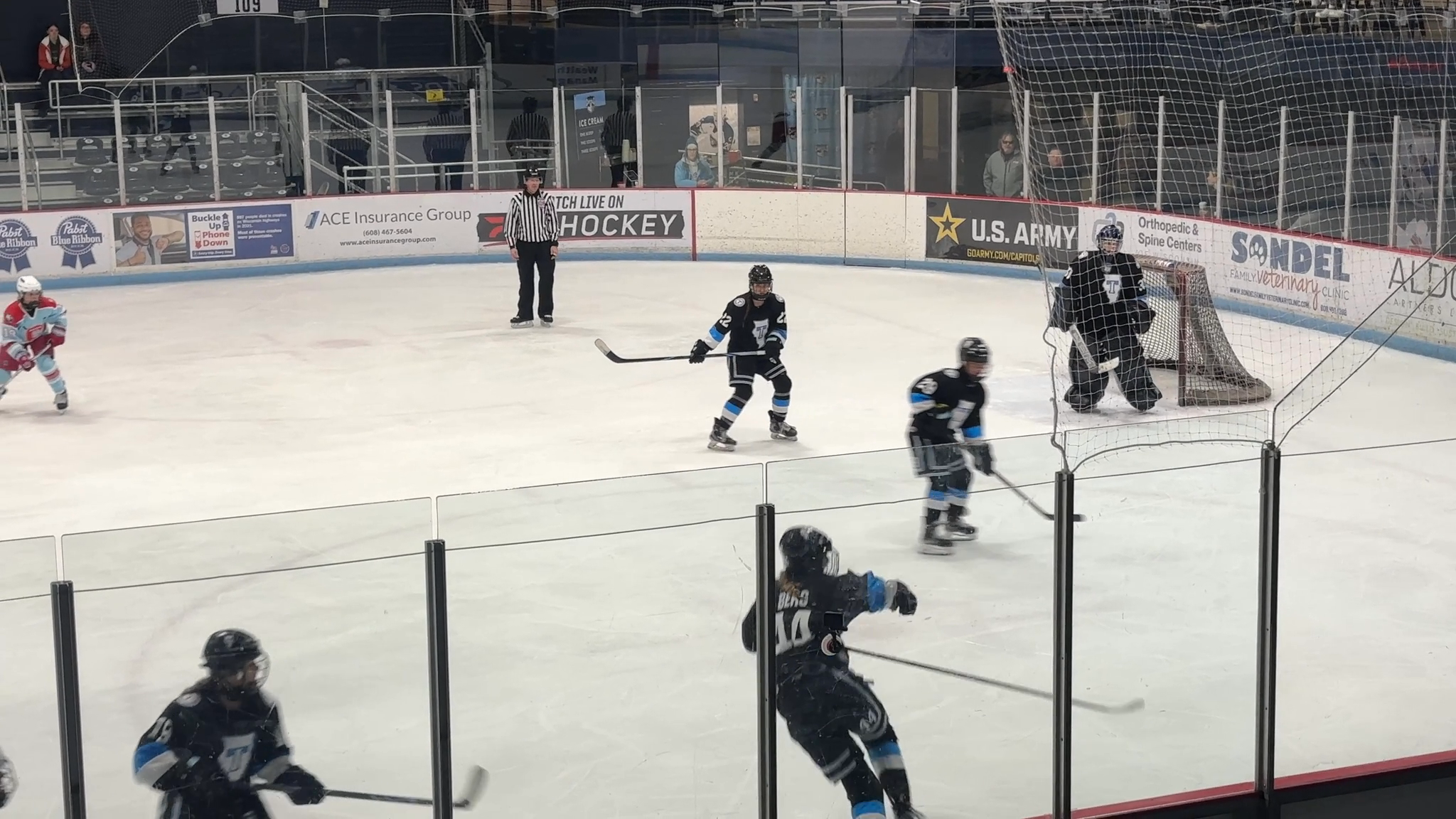 Faceoff shot and Tip-In