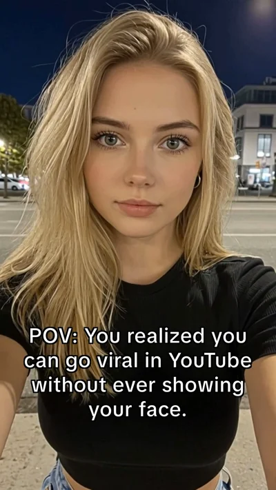 AI-generated video: POV: You can go viral on YouTube without showing your face