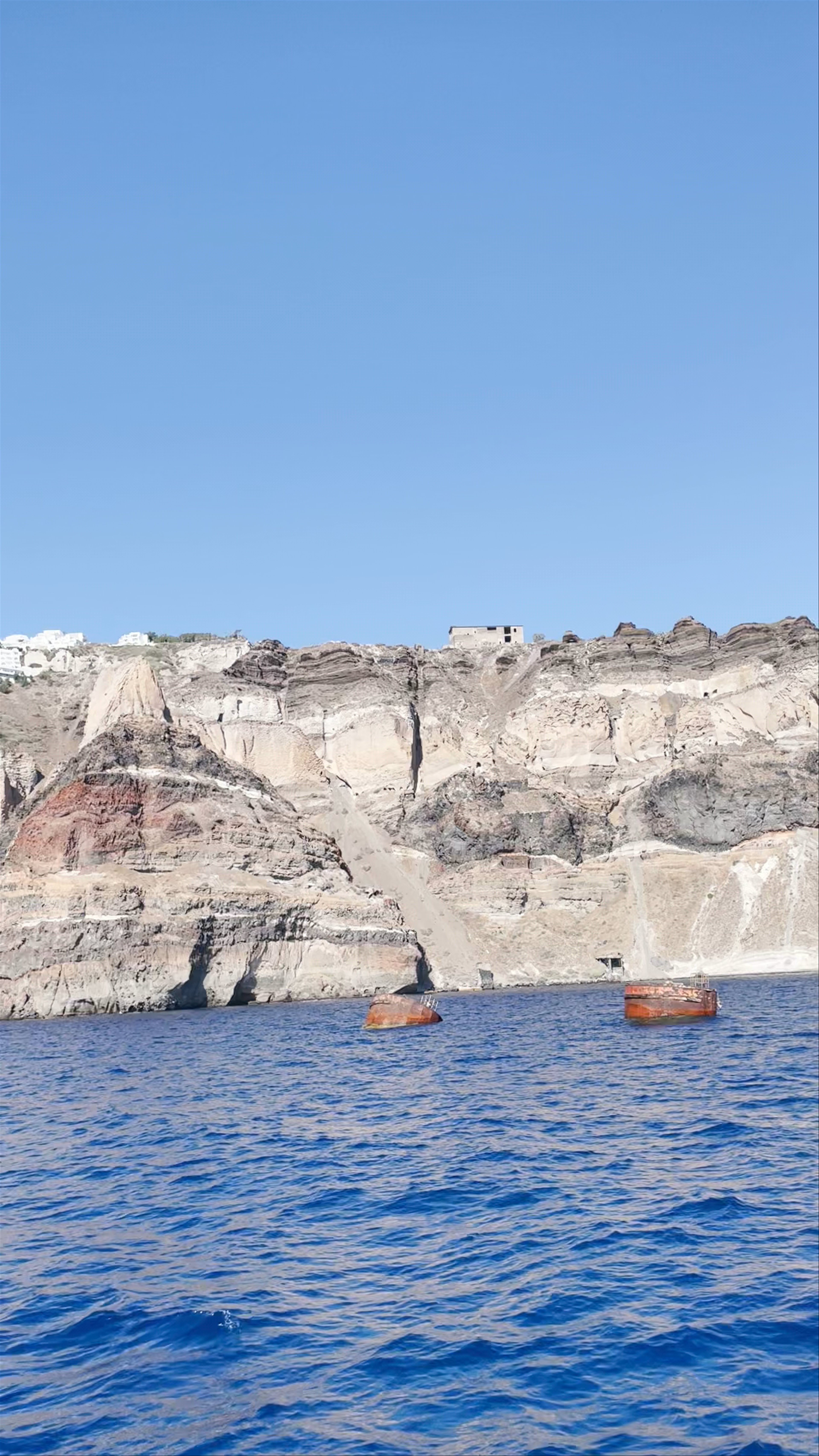 Santorini caldera