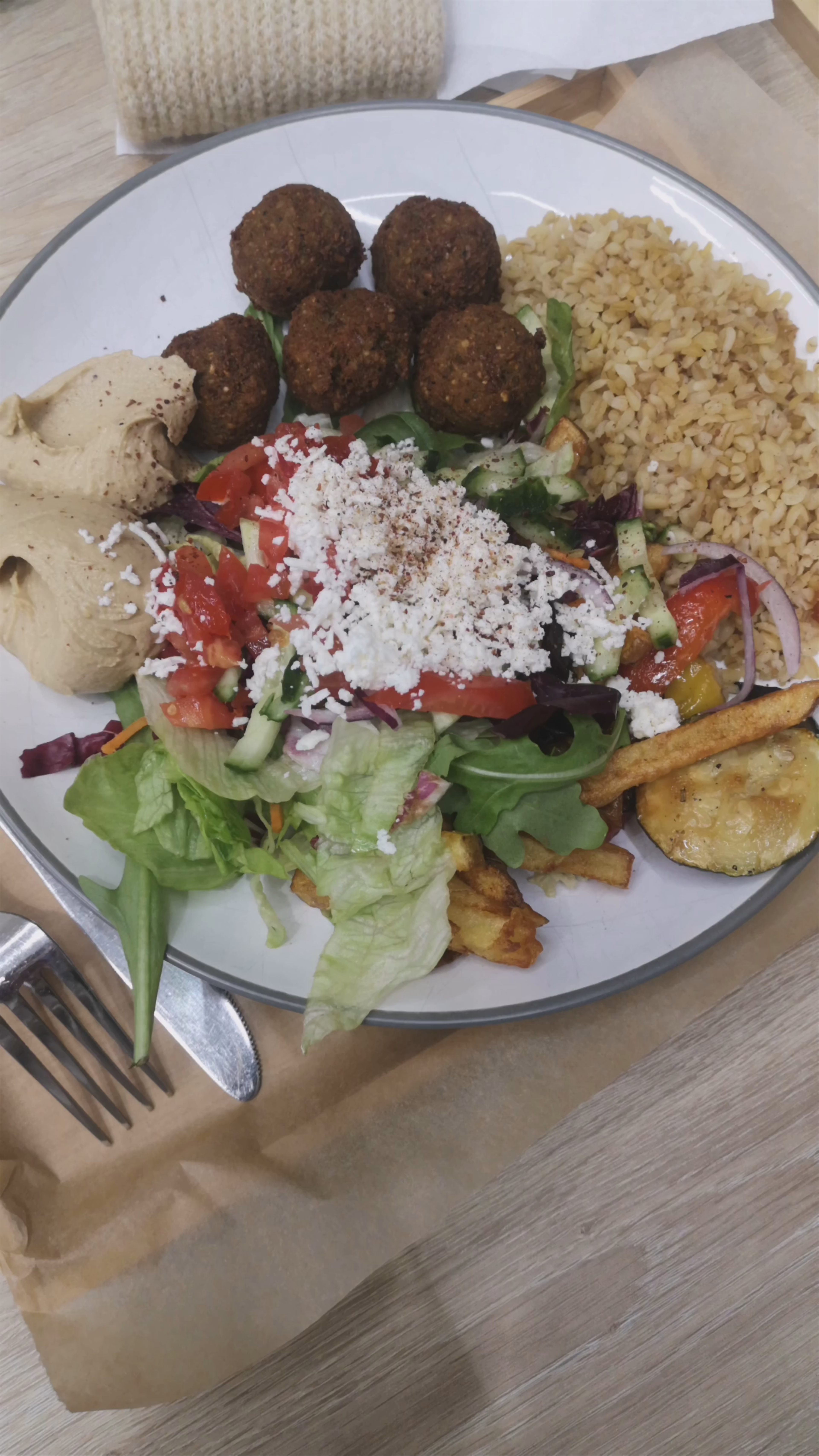 Gemüse Corner Kebab