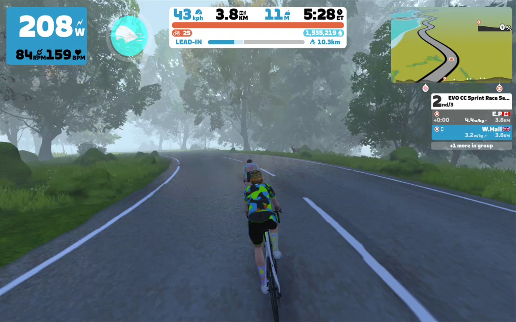 Zwift - Race: EVO CC Sprint Race Series  (A) on Rolling Highlands in Scotland