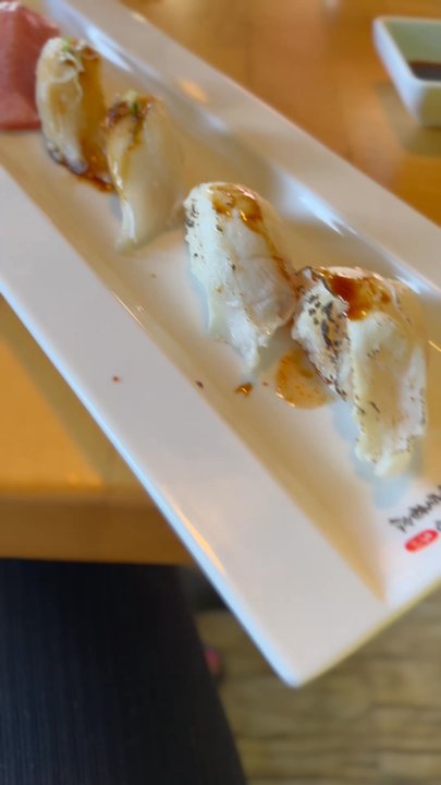 The Sushi House - Seared red snapper, escolar and toro June 2023 - Japanese Near Me - Ventura, California