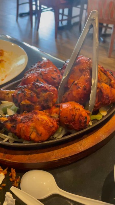 Bay Leaf Indian Kitchen - Tandoori Chicken, Juicy, flavorful and the amount was well worth it. - Indian Near Me - Fresno, California
