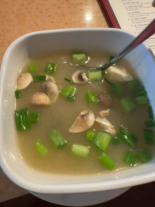 Thai Hut - S3. Miso Soup - Thai Near Me - Fort Worth, Texas