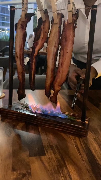 The Nash - Pork Belly presentation - New American Near Me - Houston, Texas