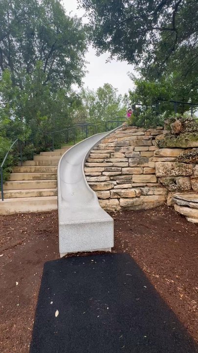 Waterloo Park - Stone Slide! - Parks Near Me - Austin, Texas