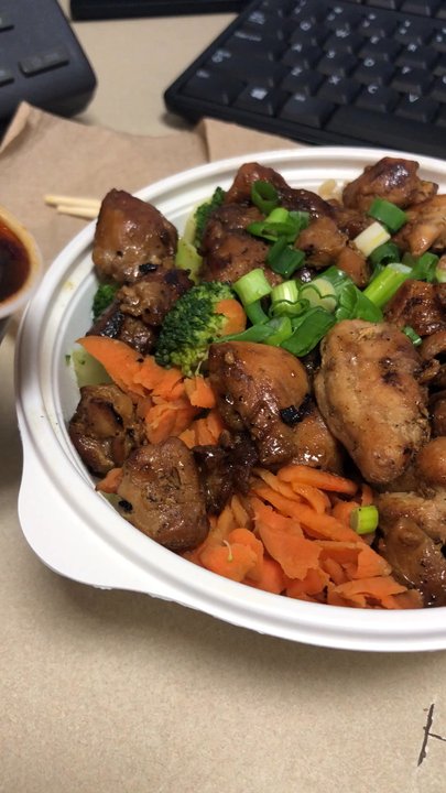 Flame Broiler - Half Brown rice, veg and chicken bowl. - Salad Near Me - Jacksonville, Florida