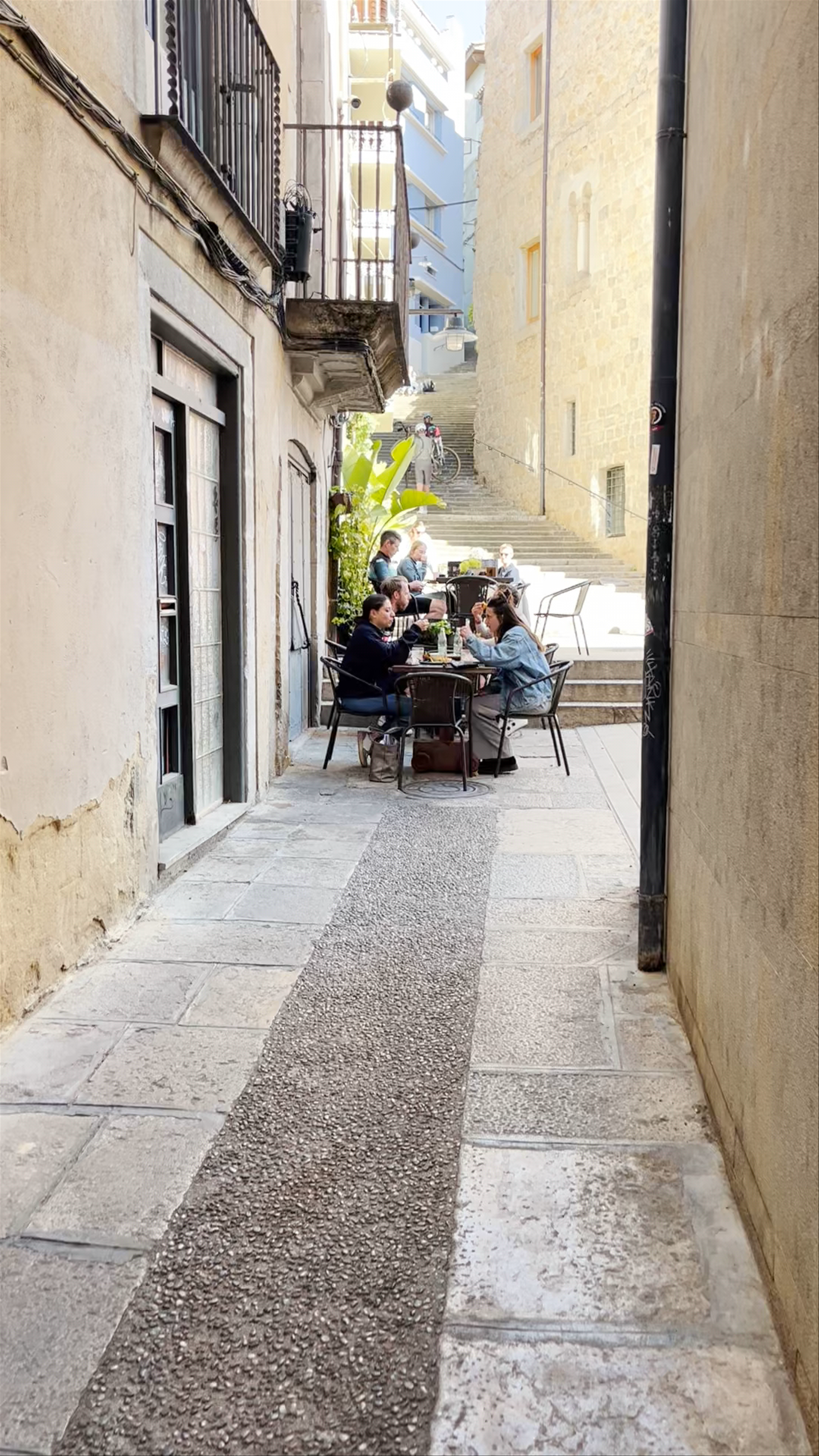 Sunlit Cafés and Cobblestone Charm in Girona’s La Fabrica