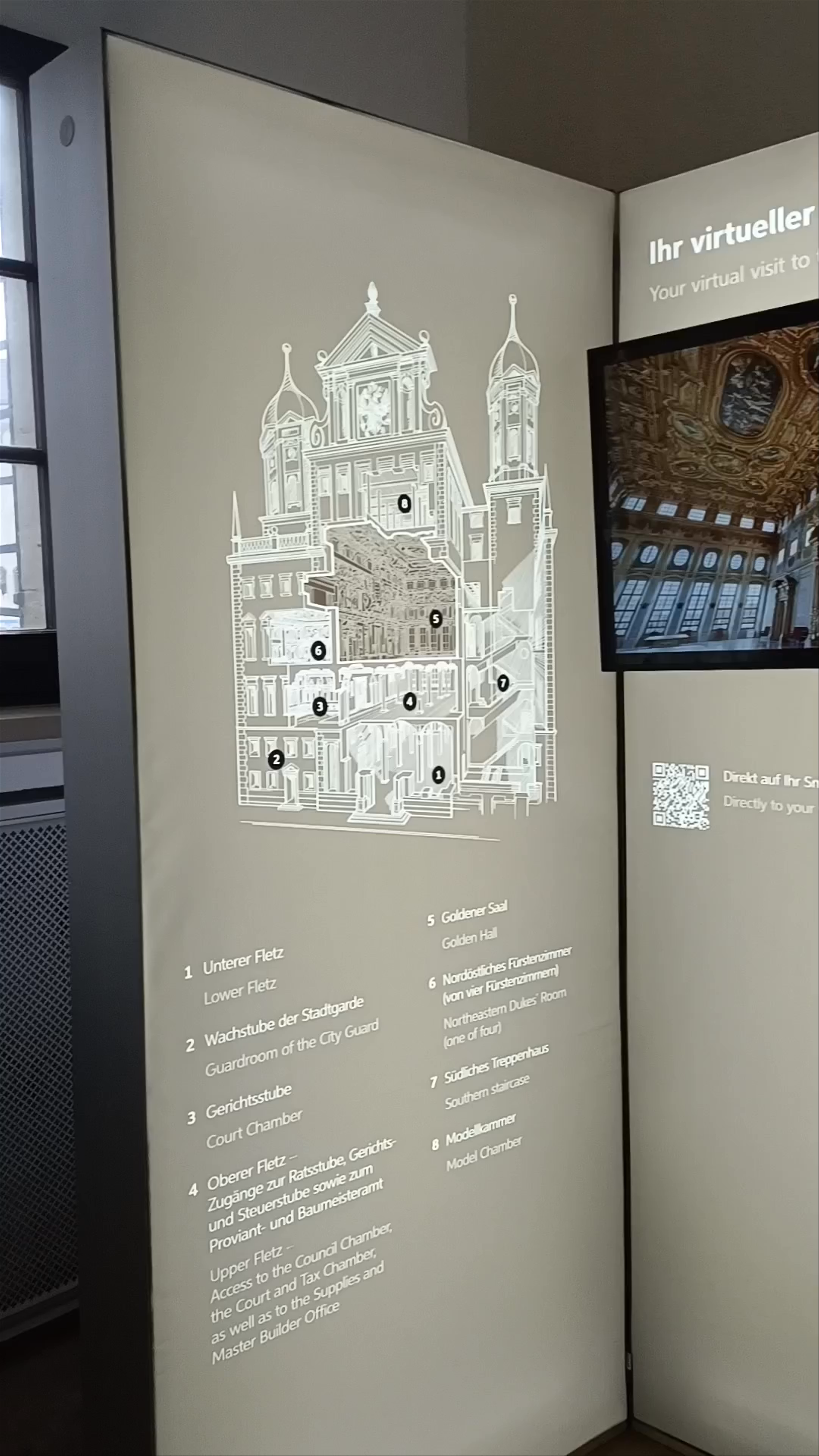 The Golden Hall at Augsburg Town Hall: A Virtual Cultural Experience
