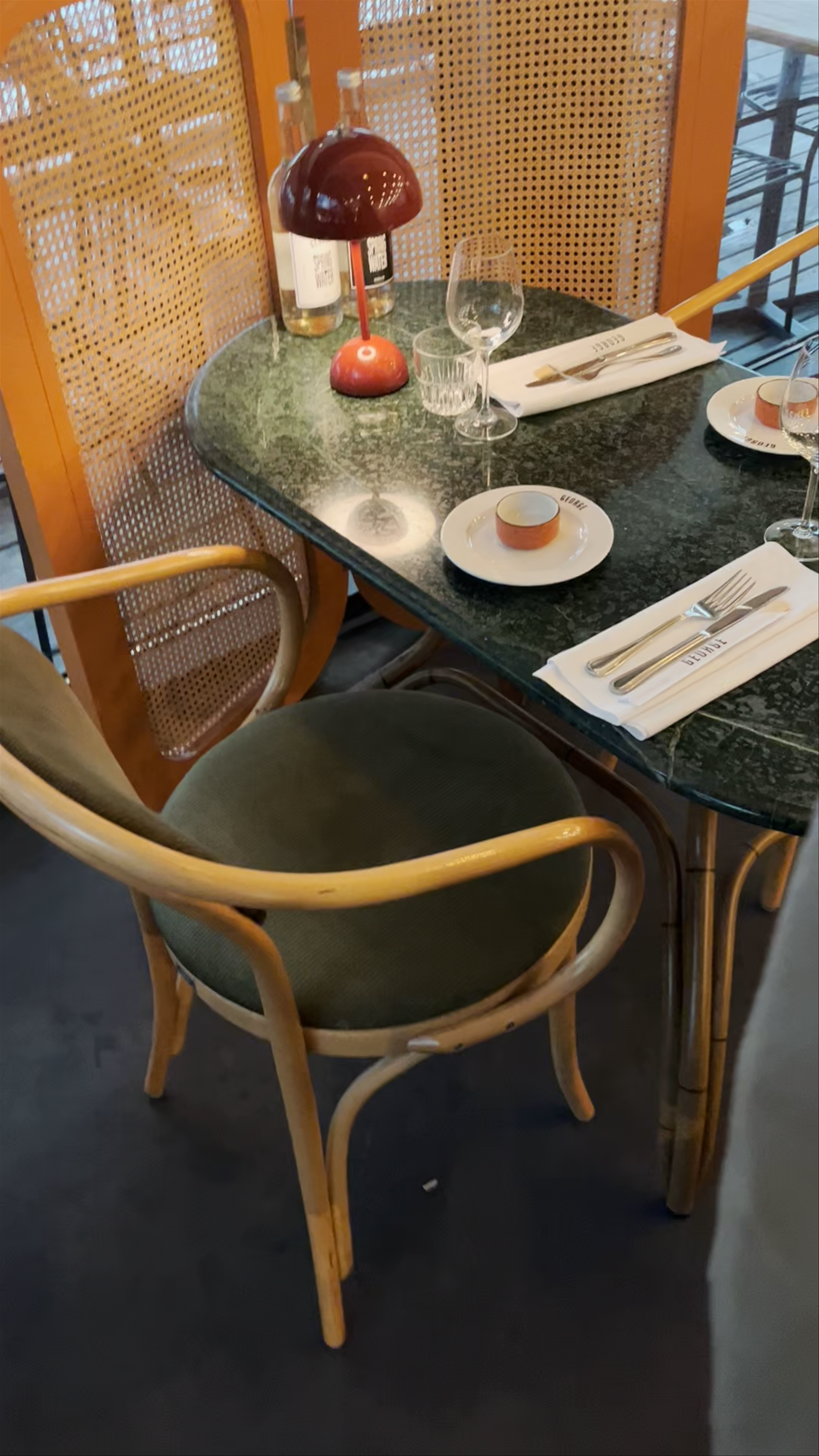 Tranquil Dining Ambiance at George Marina, Amsterdam