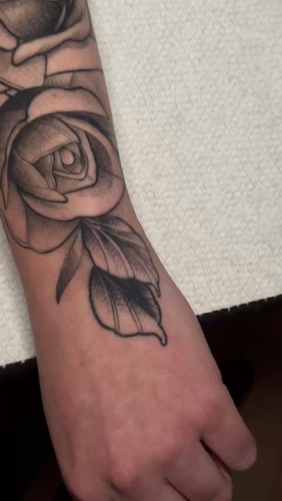 La Luna Art Collective - Sleeve progress - Tattoo Near Me - Orange, California
