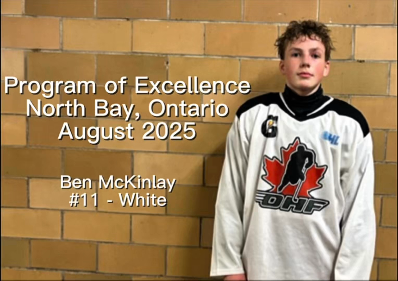 Ben McKinlay - Program of Excellence - North Bay -August 2025 - Semi Final - Shootout Game Winner