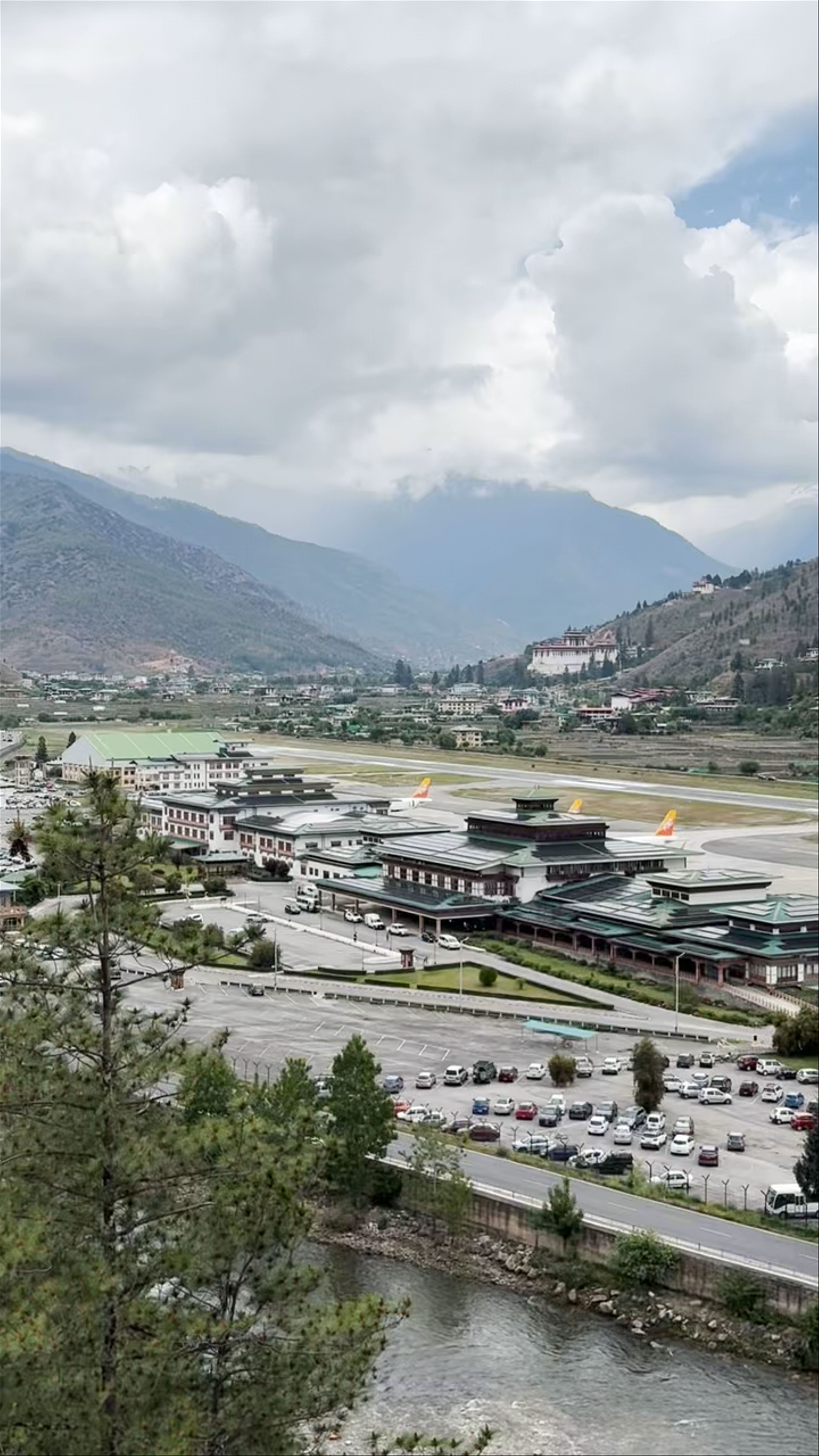 Paro Airport Bird's Eye View Point: Himalayan Gateway in Bhutan