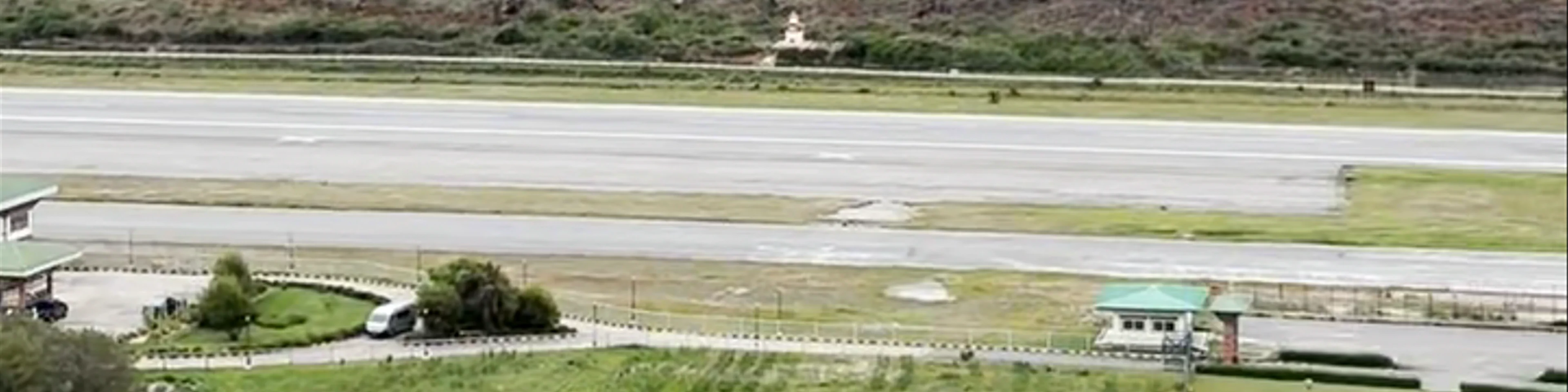 Paro Airport Bird's Eye View Point