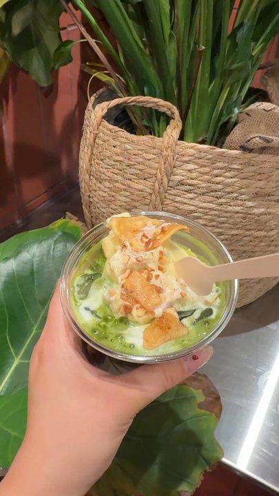 The Brick Room - Banana ceremony matcha - Coffee & Tea Near Me - Toronto, Ontario