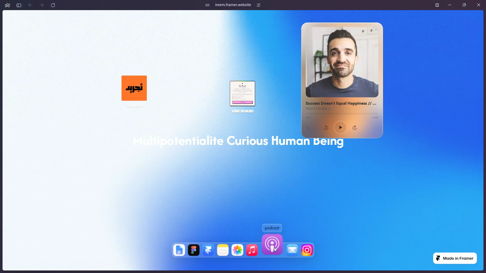 Just launched my personal website.Put my work, experiments, and a bit of my personality into one place. Wanted it to feel more personal than polished.ireem.framer.website