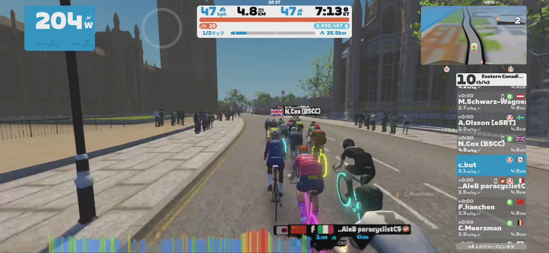 Zwift - Race: Eastern Canadian Quest Racing Series (ECQRS) (A) on London Loop in London