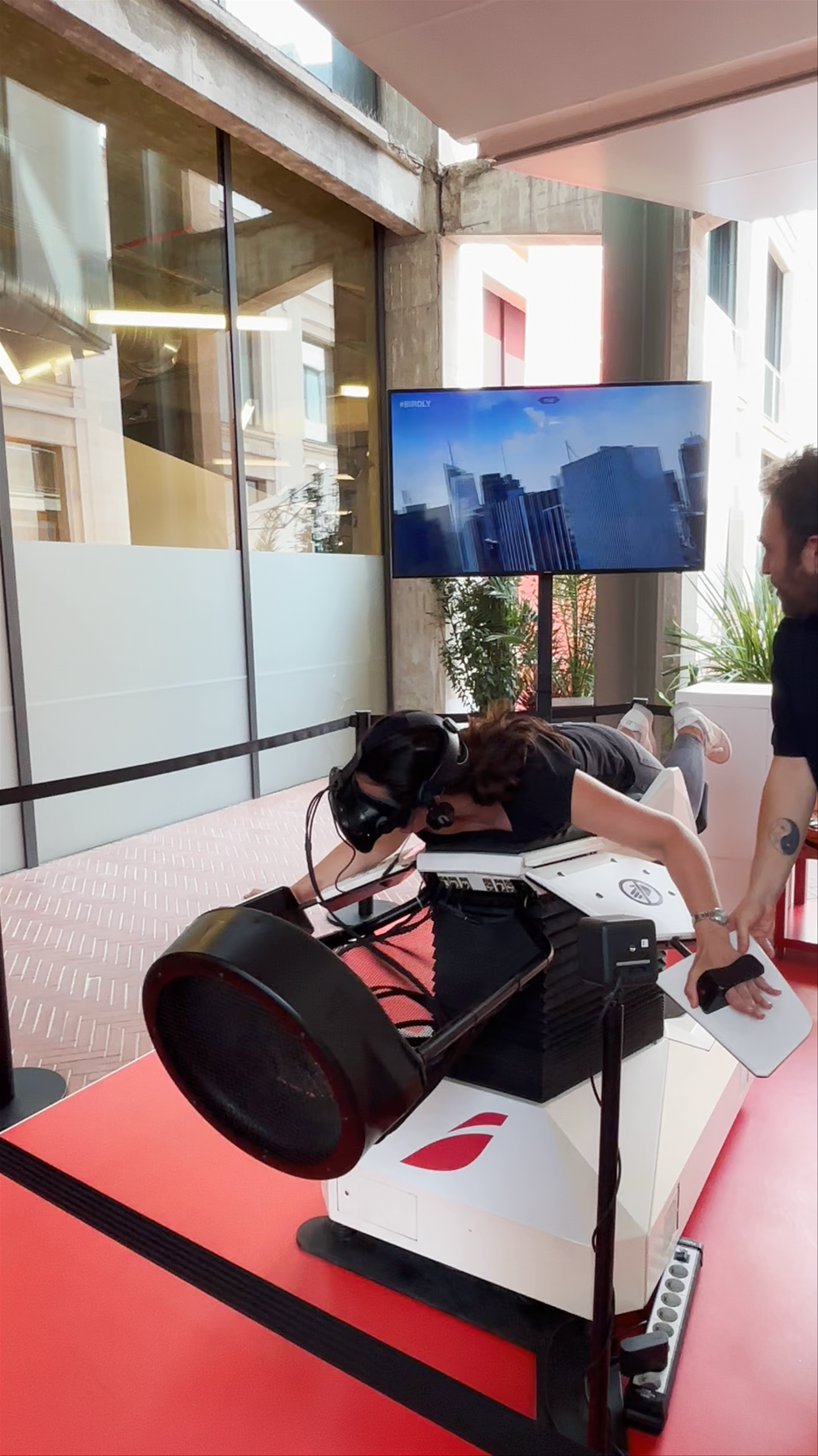 Virtual Reality Flight Simulator Experience in Madrid