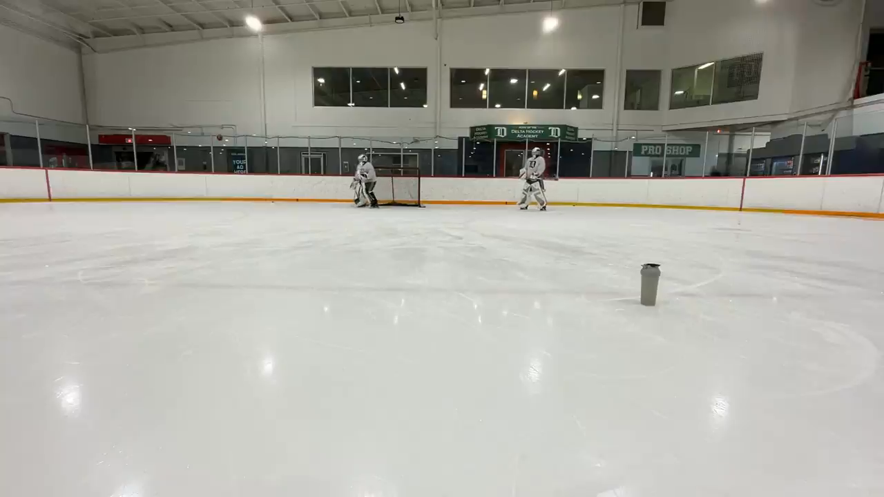 Cole Chura's Glove Save: Precision Training at Delta Hockey Academy