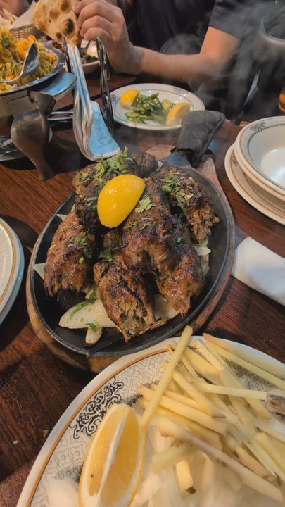 Chandni Chowk Grill - Large Meat Platter (seekh kabab , chicken, bihari), Goat Karhai, Chicken Karhai, Beef Nihari, Chicken 65, Butter Chicken, Goat Biryani, Naan - Halal Near Me - Euless, Texas