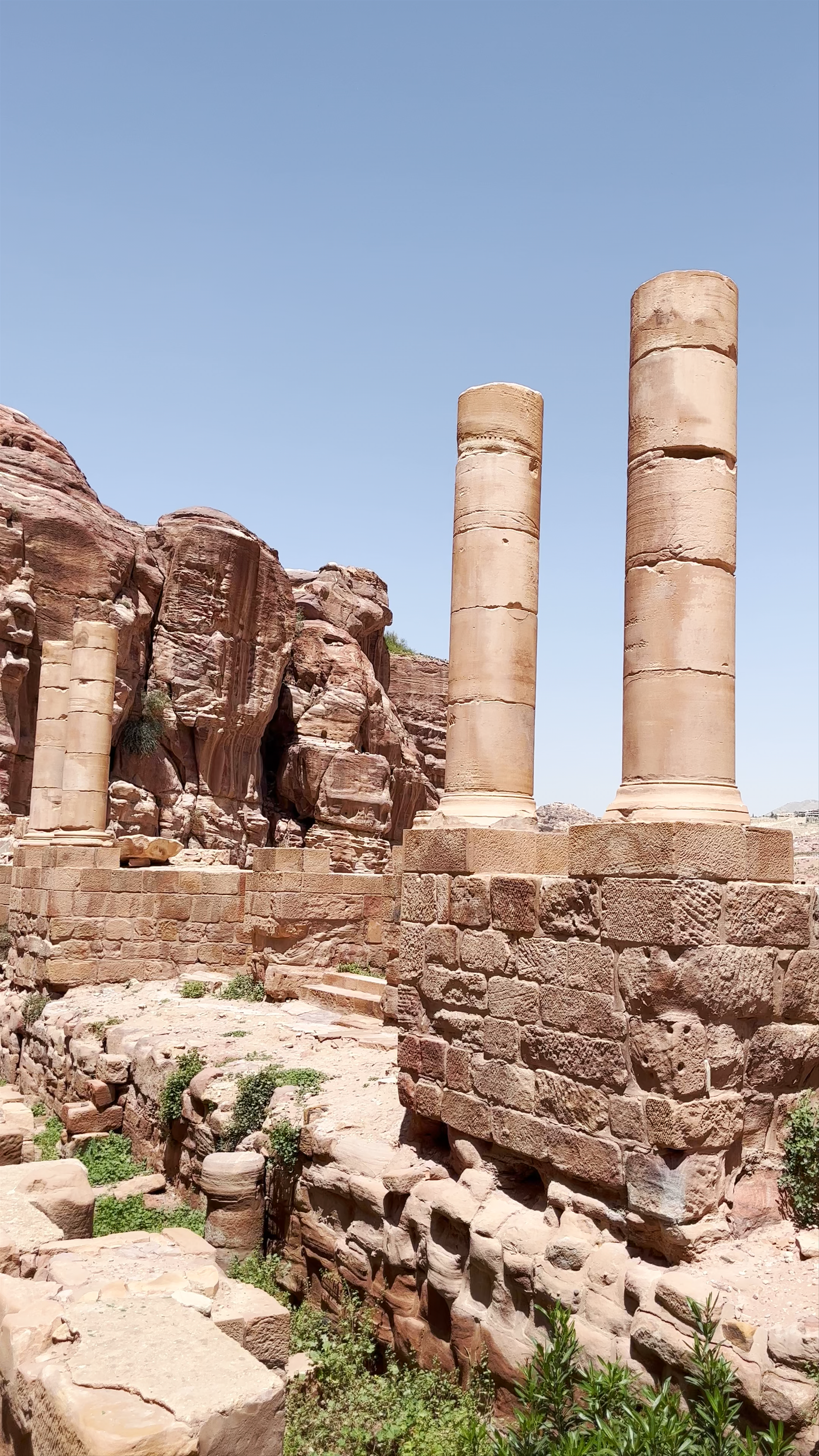Nabatean Theatre Exploration in Wadi Musa, Jordan