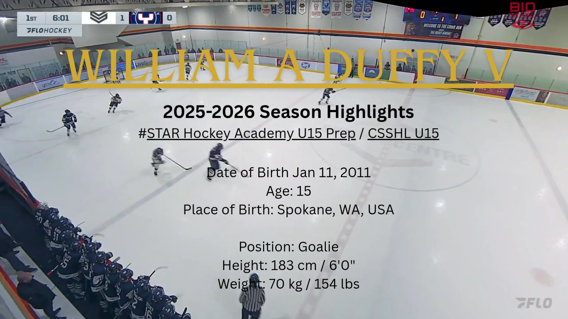 Duffy's Highlight Saves Against 2026 WHL Drafted Players