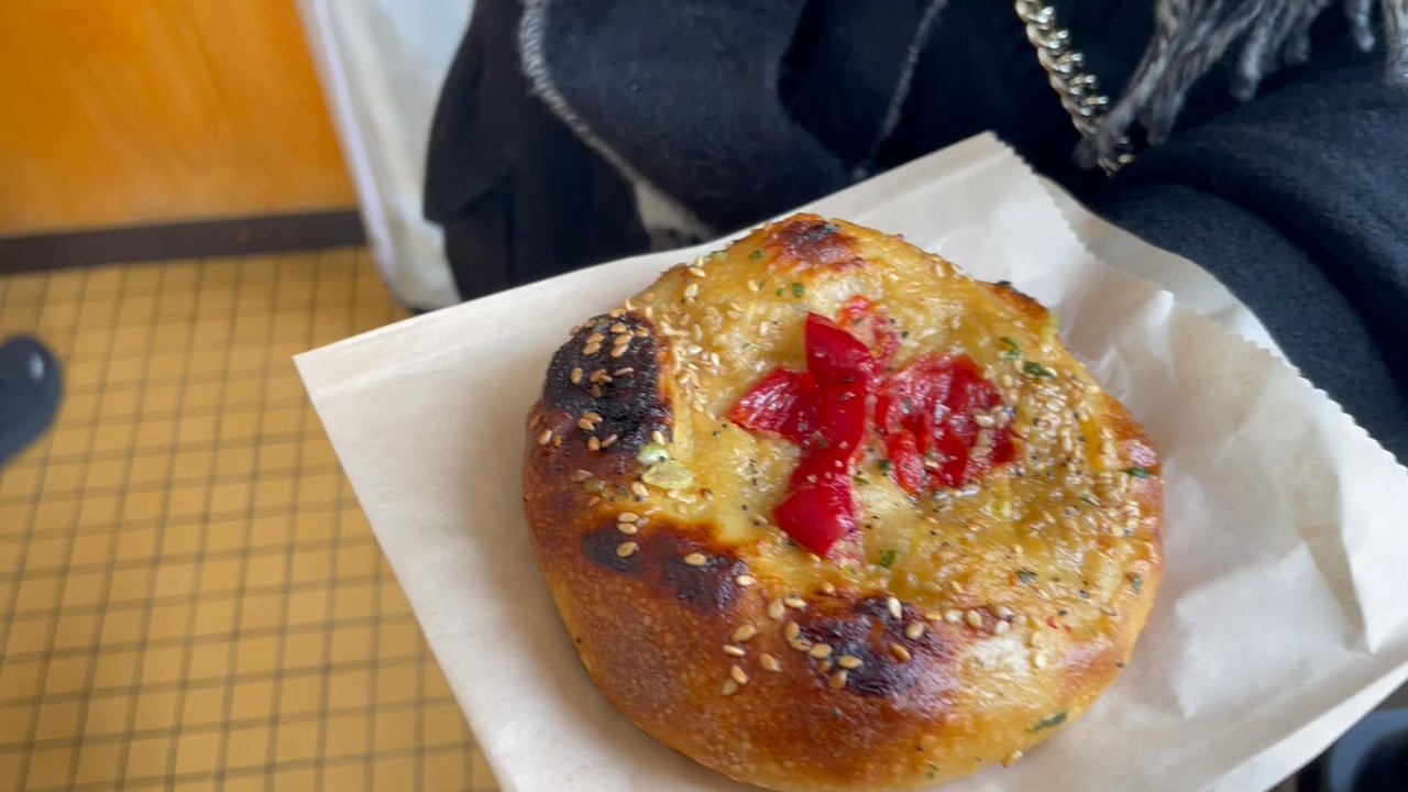 Elbow Bread - Garlic Pepper Bialy - Bakeries Near Me - New York, New York