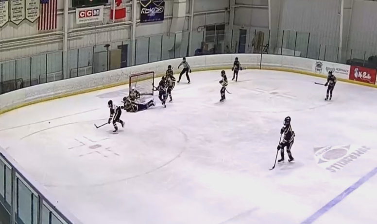 Asher Coffman's Incredible Desperation Pad Save - Bruins 13U AAA