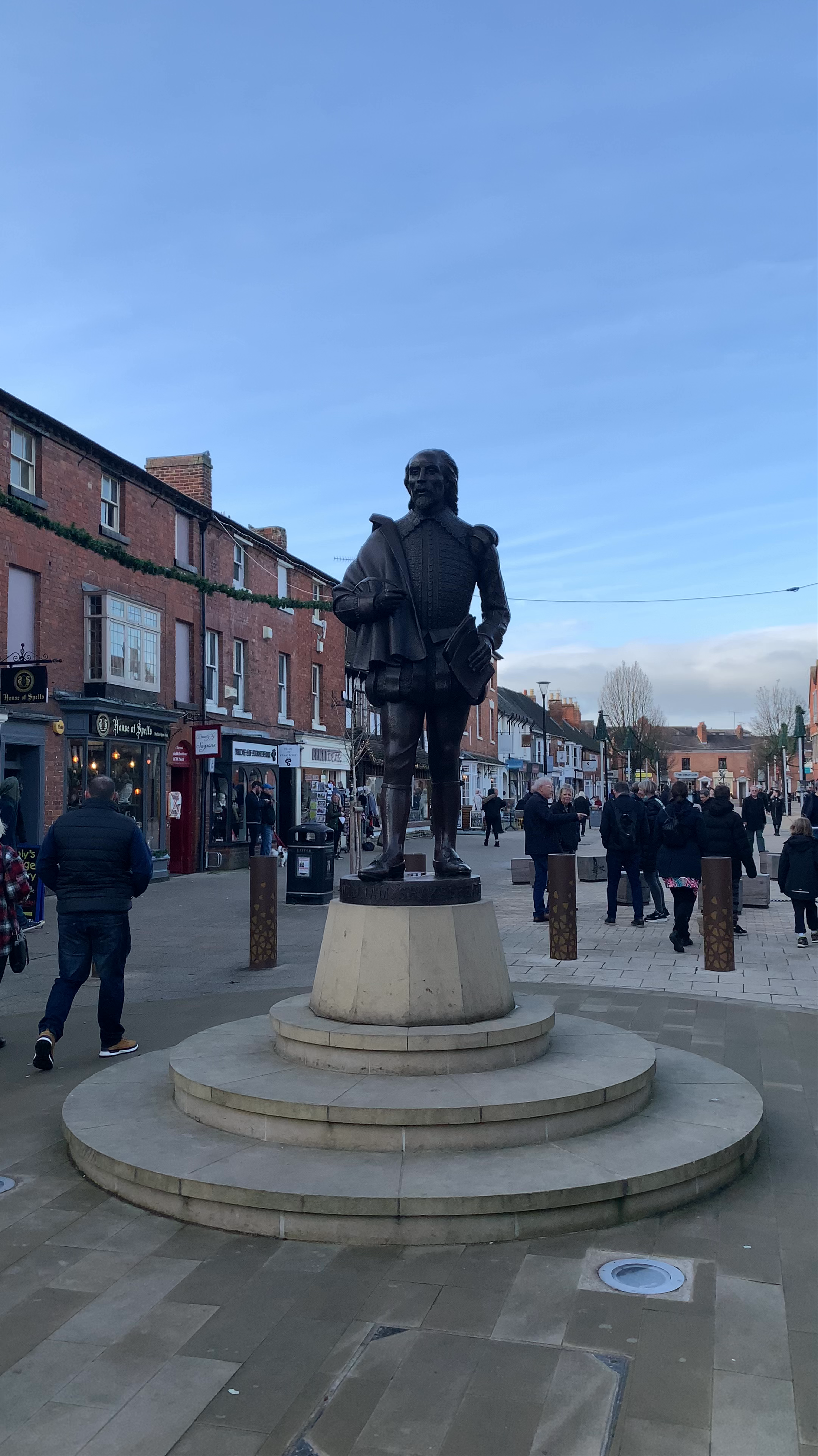William Shakespeare Statue on Henley Street, Stratford-upon-Avon