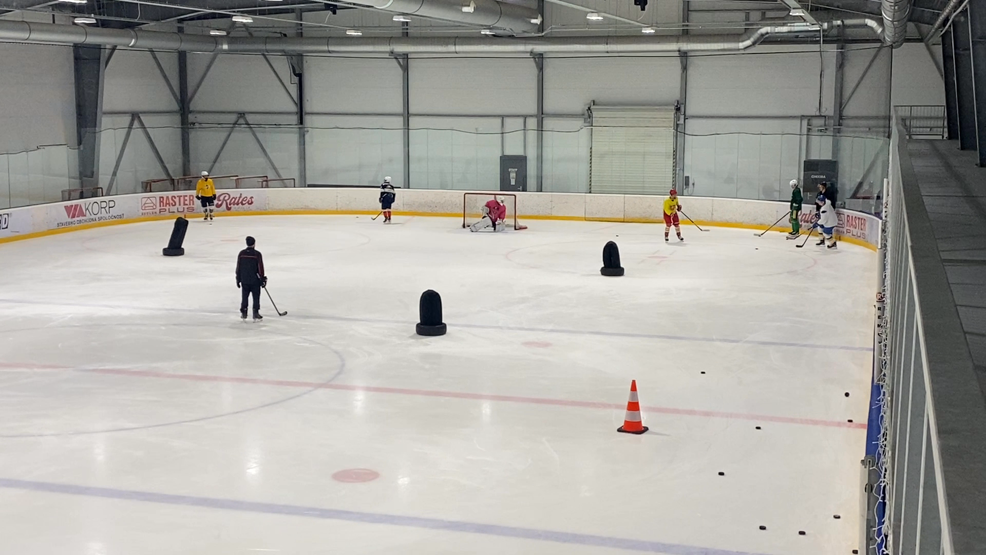 #19 Mathias Zboril on the ice with Elite Players - D.Dvorsky and T.Kazda and Coach Thomas Storm 🇸🇪🏒.