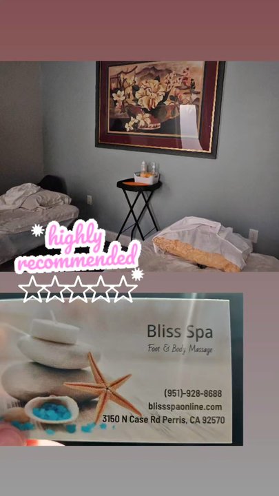 Bliss Spa - Follow my boutique @miles_4_thrifty_styles_ Variety of apparel styles and promo - Massage Therapy Near Me - Perris, California