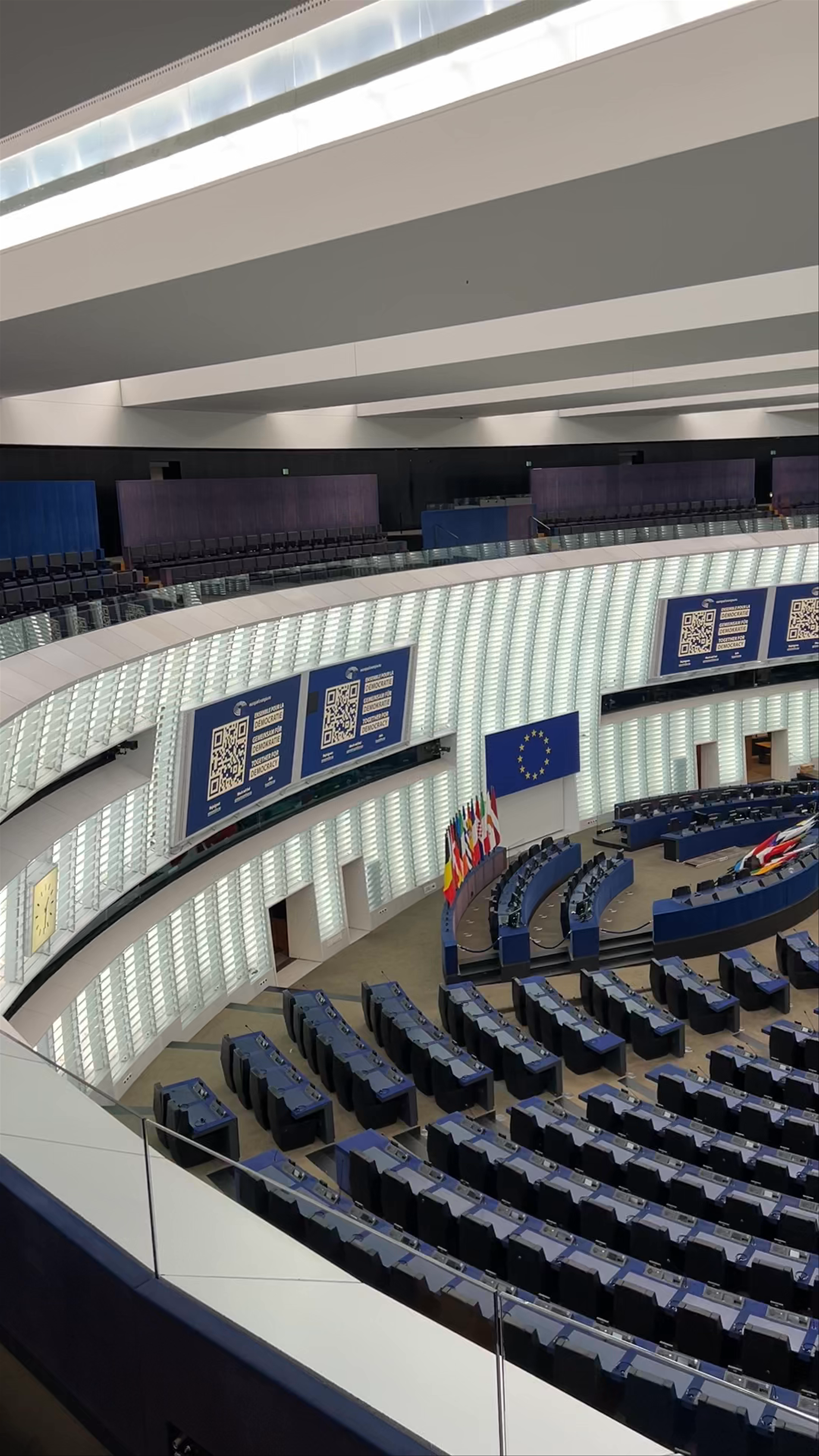 Inside the European Parliament in Strasbourg: A Seat of Democracy
