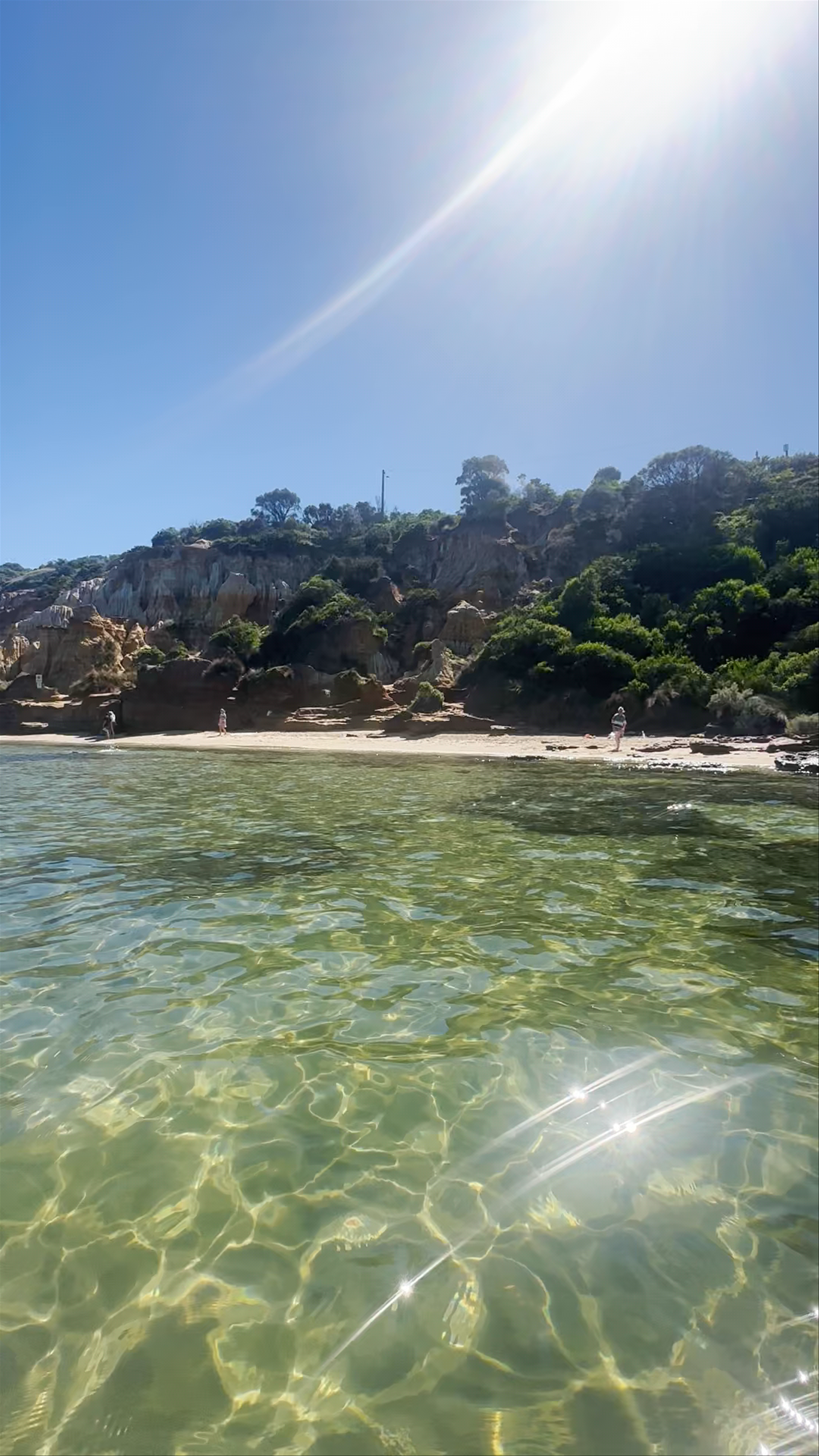 Sun-Drenched Tranquility at Sandringham Beach, Victoria