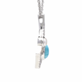 Add some Elegance to any outfit with the Serenade Larimar Pendant in silver with larimar by marahlago