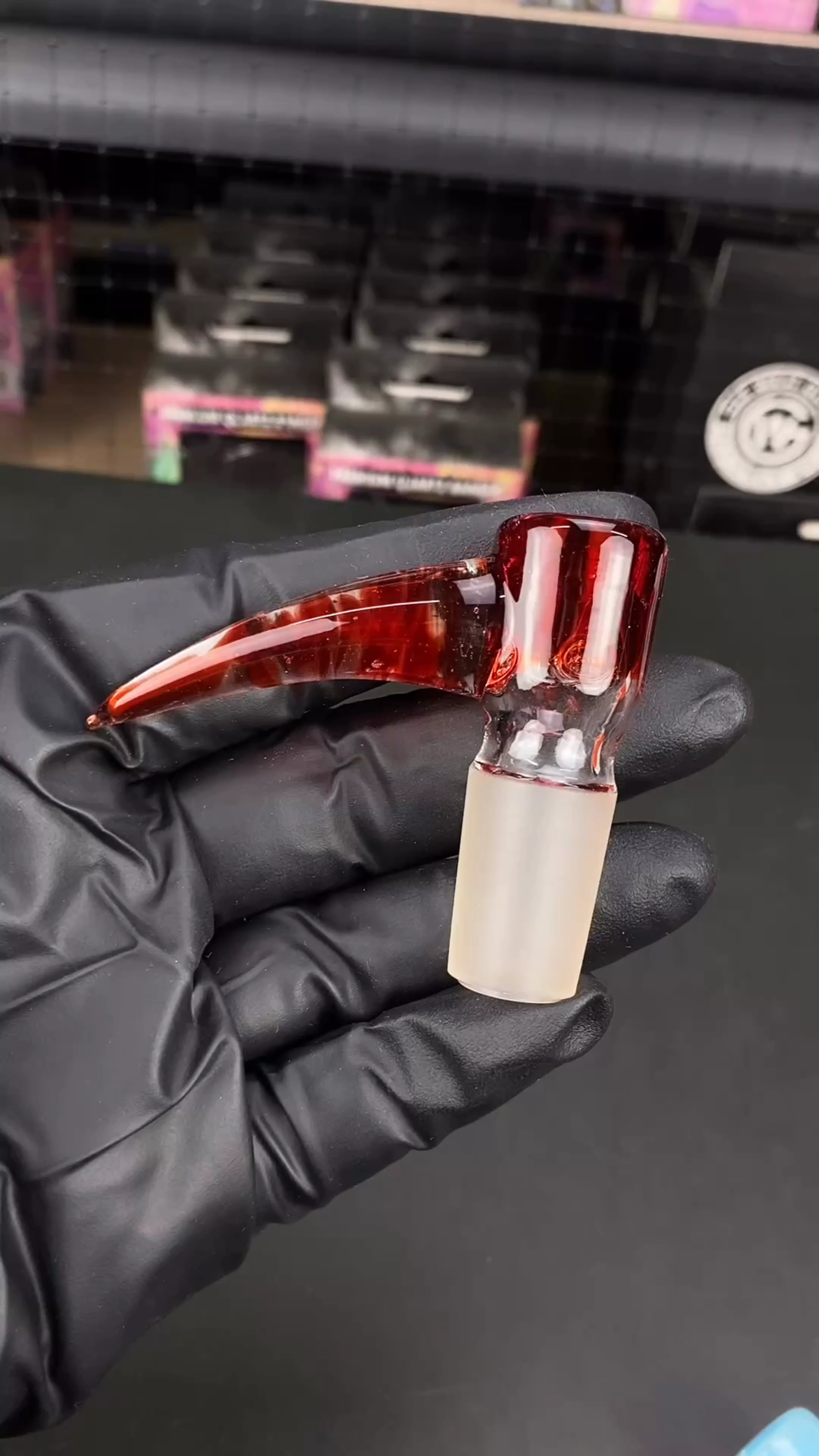 Preview pic of 18mm 4-Hole Glass Bowl Slide by Magizle